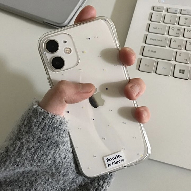 Ốp lưng iphone trong suốt tpu chấm bi 7plus/x/xsmax/11/11promax/12/12promax/13/13promax/14/14promax