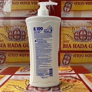 SỮA TẮM E100 SILKY trắng 800ml
