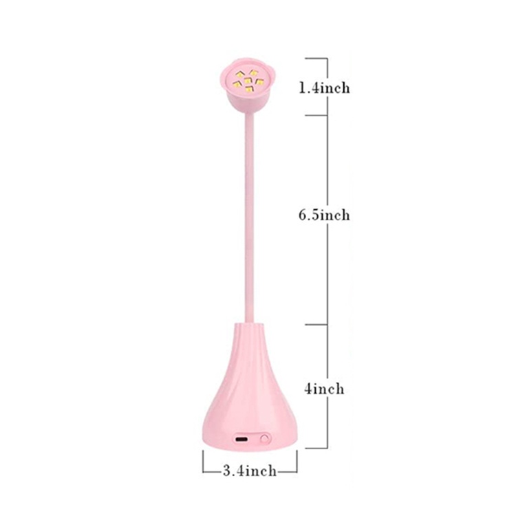 Đèn LED UV Sấy Khô Sơn Móng Tay Nhanh Khô Thiết Kế Xoay Tròn Mini Tiện Dụng DIY JP5