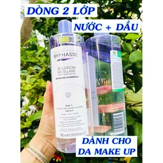 Nước Tẩy Trang Byphasse Make Up Remover 500ml - Nước tẩy trang Byphasse 500ml Đủ Mã