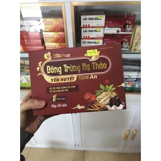 Đông Trùng hạ thảo Yến Huyết Tâm An,ăn ngon,ngủ ngon,tăng cường sức khoẻ