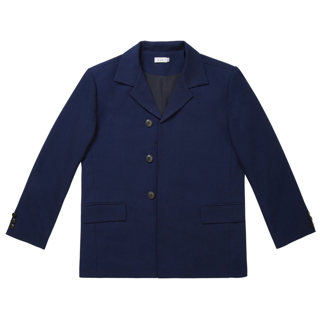 Áo blazer nam đjep dáng oversize Blue Navy Loose Blazer- Local Brand nam VĂN- Dễ phối đồ