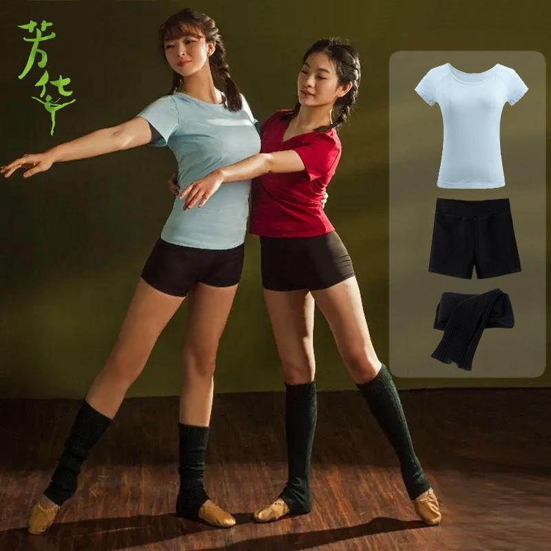 [M &amp; E] Áo Thun Cotton Cổ Tròn Màu Đen Phong Cách Ba Lê Cho Nữ