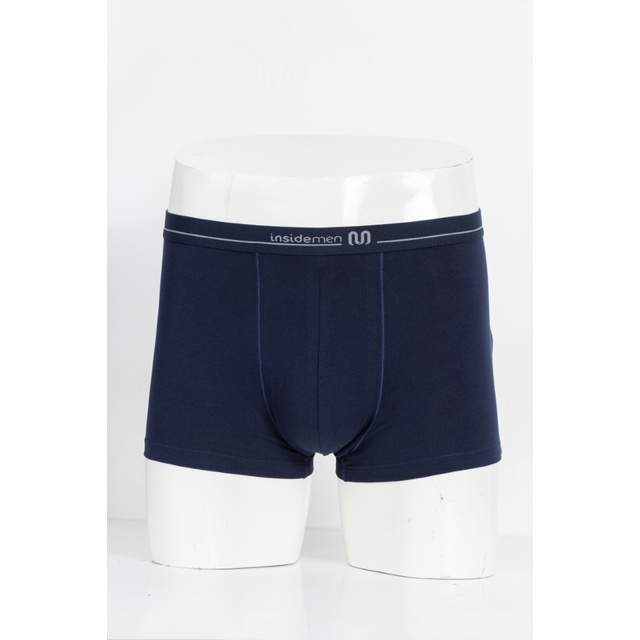 Quần lót nam boxer INSIDEMEN chất Cotton mềm mại thoáng khí an toàn cho mọi làn da IBX016