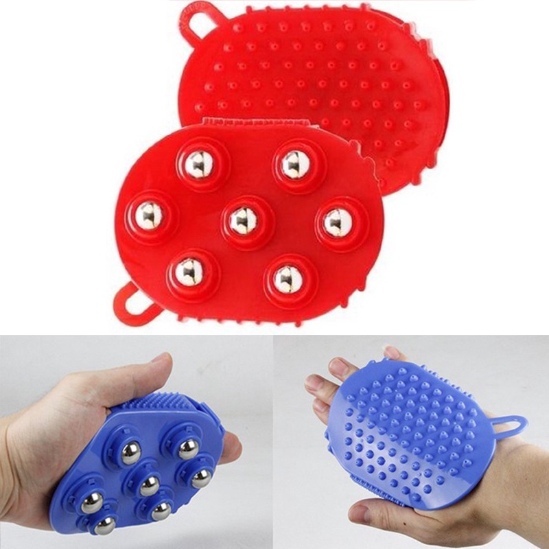 Dụng Cụ Mát Xa Cơ Thể Bằng Thép Không Gỉ Xoay 360 Độ Giúp Giảm Cân Tiện Dụng