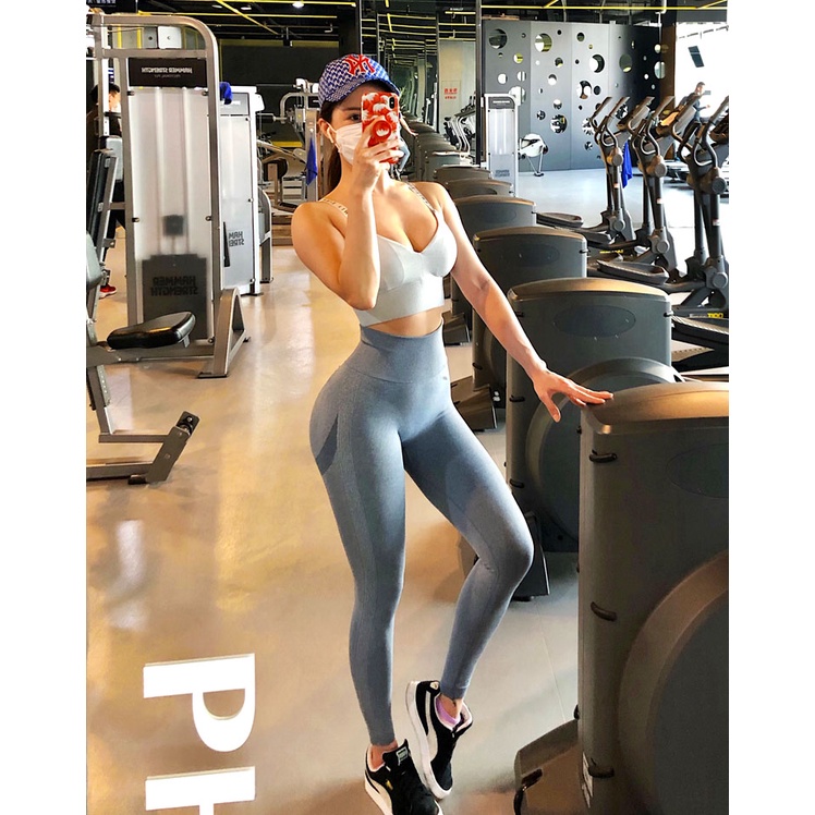 Quần tập gym nữ chun mông, quần legging thể thao nữ tôn dáng, vải co giãn thoải mái B07