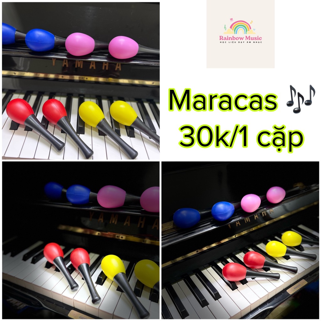 Maracas, dụng cụ bộ gõ, marasca, rainbowmusic, Rainbowmusic, cảm thụ âm nhạc, học liệu âm nhạc, học cụ