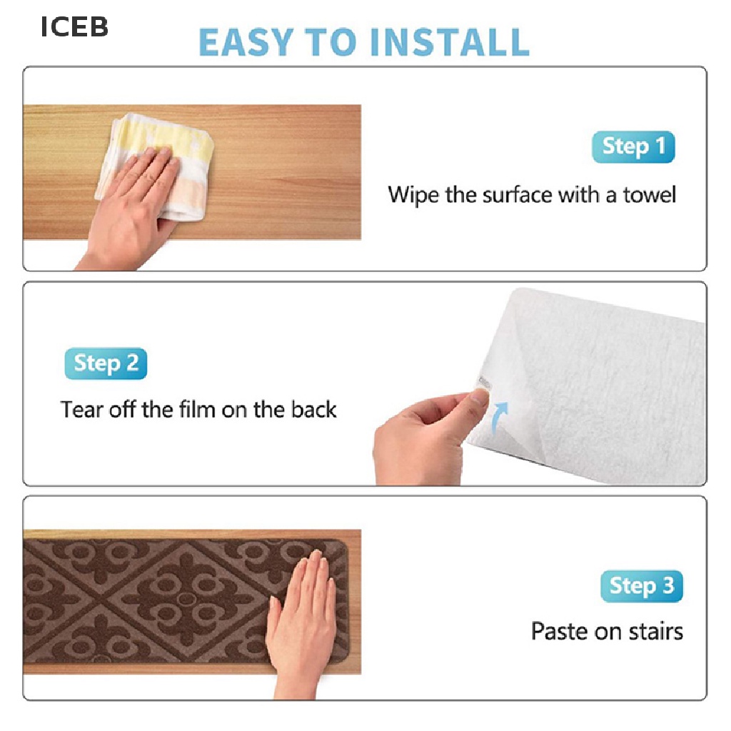 Ic Thảm Lót Cầu Thang Trong Nhà Chống Trượt treads Thảm Cầu Thang treads treads Thảm my