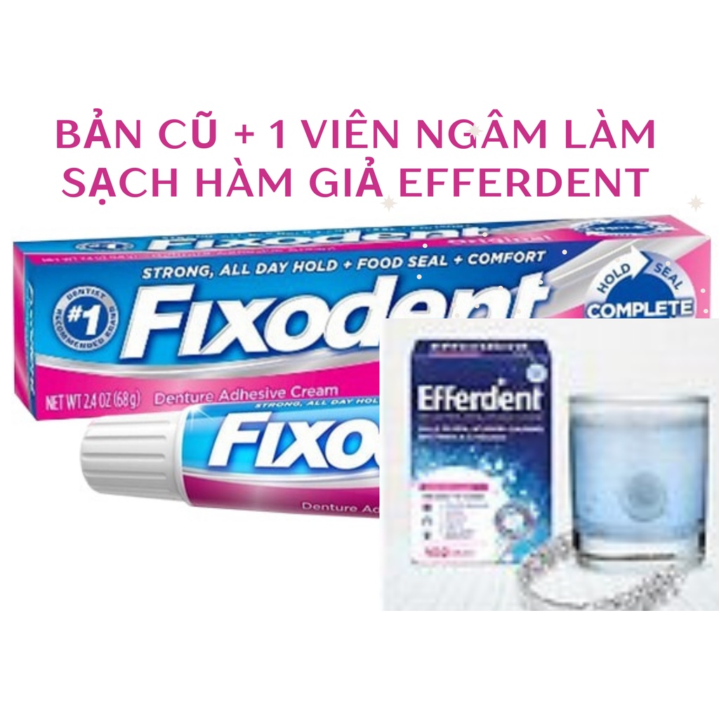 (Sỉ từ 5 sản phẩm) KEO DÁN HÀM RĂNG GIẢ FIXODENT 68g | BigBuy360 - bigbuy360.vn