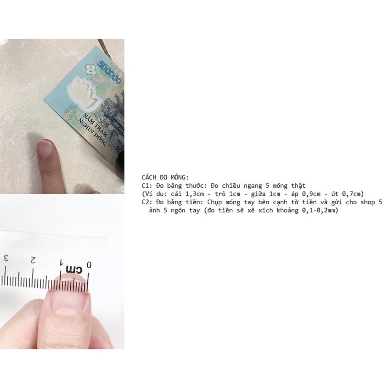 🎀Nail box, móng up thiết kế đá hiệu 395🎀