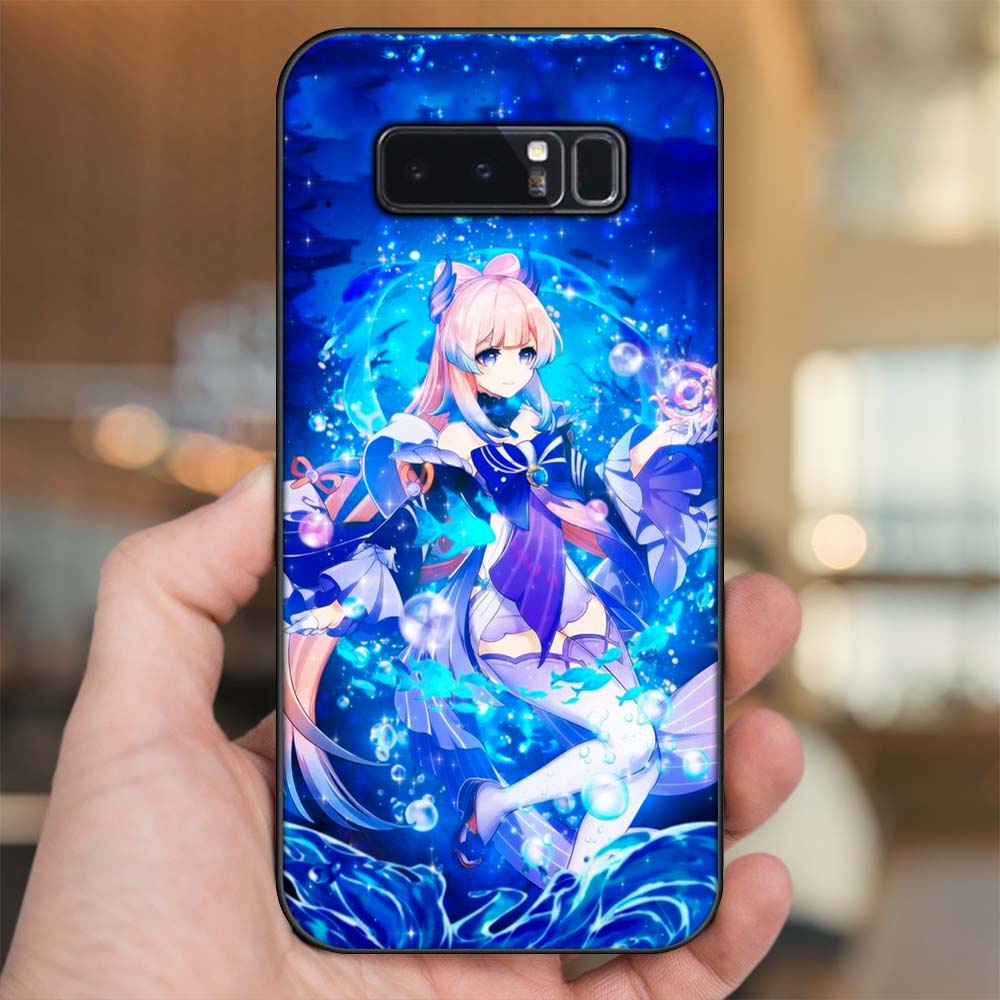 Ốp lưng Samsung Note 8 viền đen in hình Sangonomiya Kokomi Genshin Impact