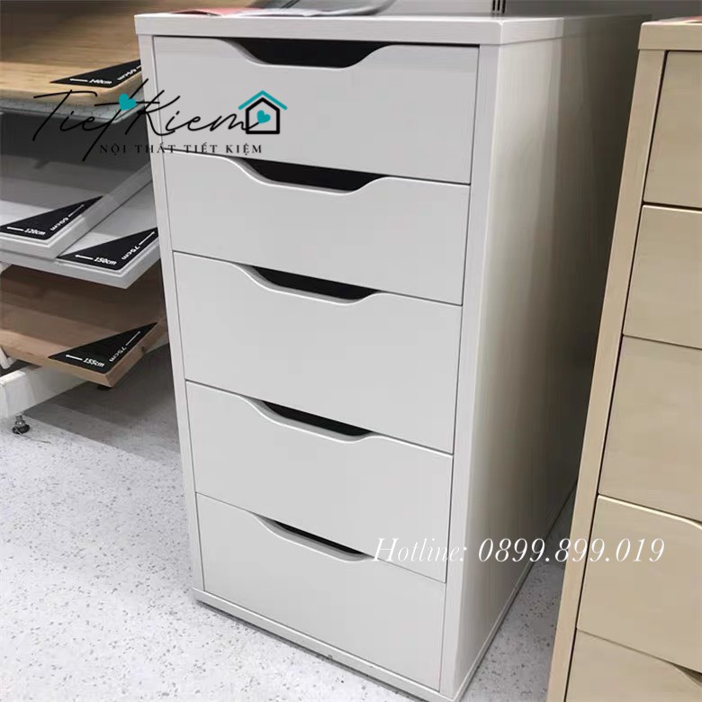 Tủ 5 ngăn kéo Nội Thất Tiết Kiệm đa năng dùng cho bàn làm việc văn phòng theo thiết kế ikea IKE88989