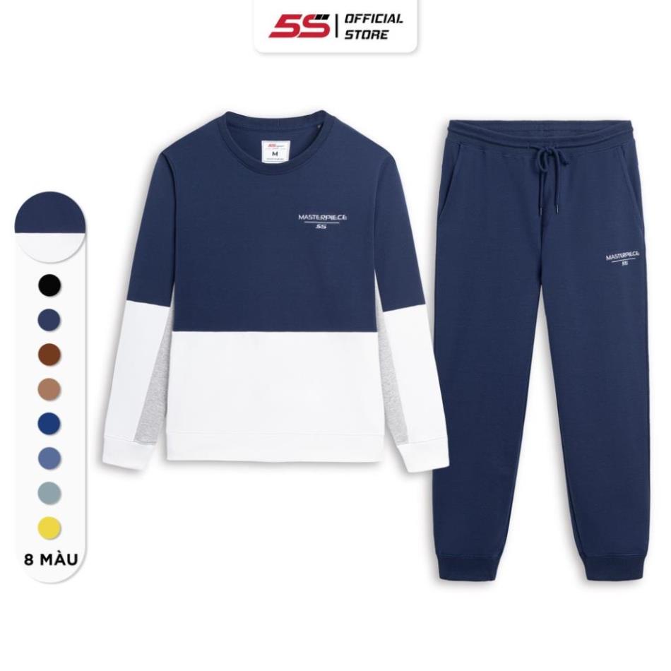 Bộ Quần Áo Nỉ Nam MASTERPIECE 5S, Chất Cotton Dày Dặn, Phối Màu Trẻ Trung (BNI22034)