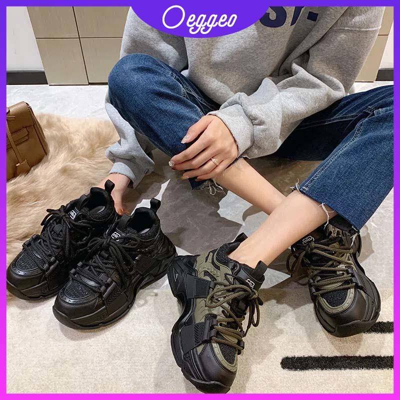 Oeggeo Giày Thể Thao Đế Dày Thời Trang Năng Động Dành Cho Nữ