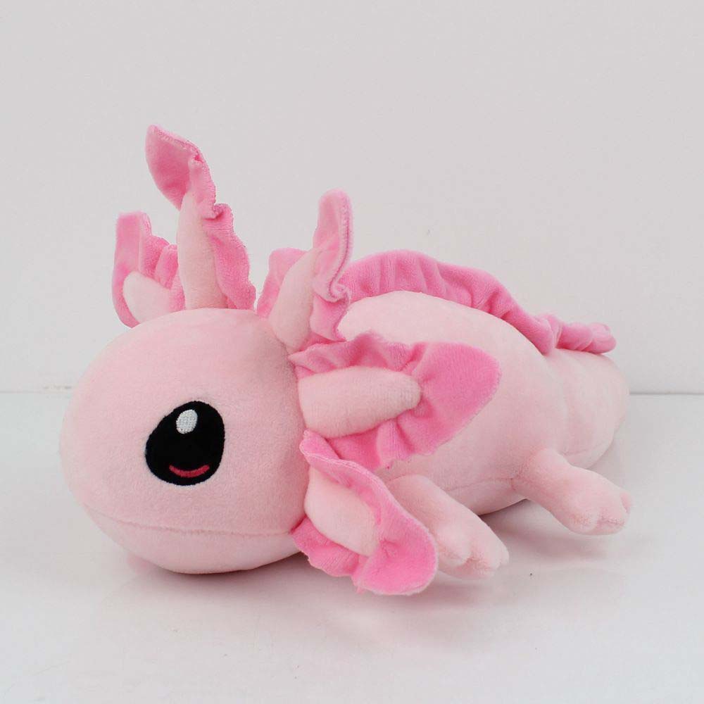 Axolotl Plush Salamander Lizard Multi-color Cute Fish Doll Hexagonal Dinosaur Plush Toys for Kids Gift