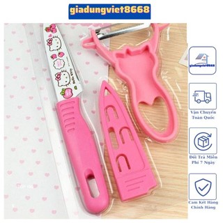 Bộ Dao Hello Kitty/sét dao kitty nhỏ và sắc giá tốt