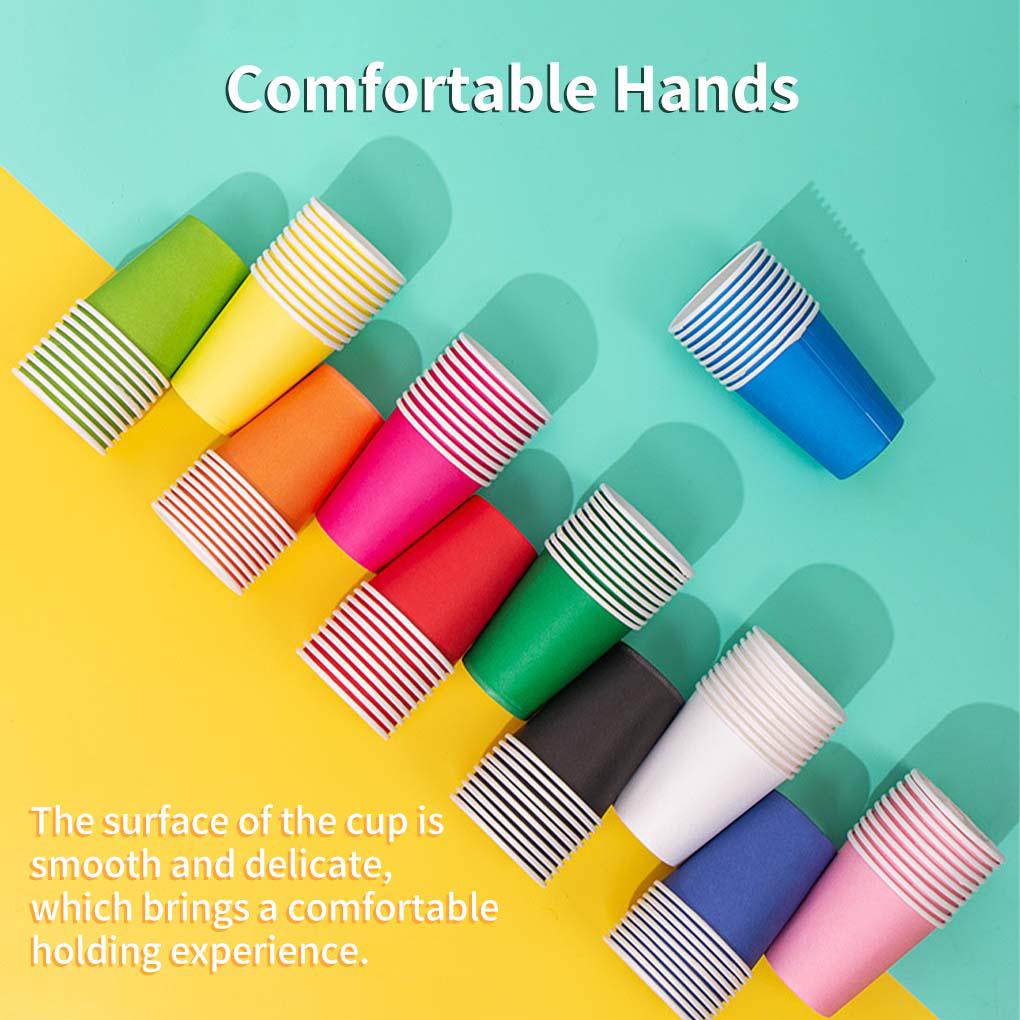 Set 10 Cốc Giấy Đựng Màu Vẽ Tranh Dùng Một Lần Cho Trẻ Mẫu Giáo