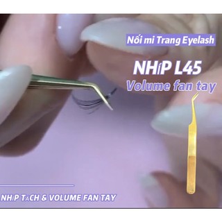 Nhíp nối mi L45 mạ vàng cao cấp
