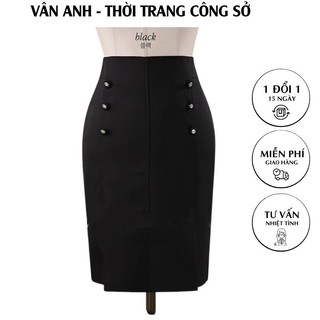 Chân váy bút chì cách điệu - Thời trang công sở nữ VannhShop MS01