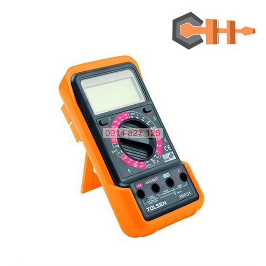 Đồng hồ đo điện vạn năng TOLSEN 38031, nguồn điện: 1,5V; 9V; IEC-61010, Bh 12 tháng Kouritsu Official Store