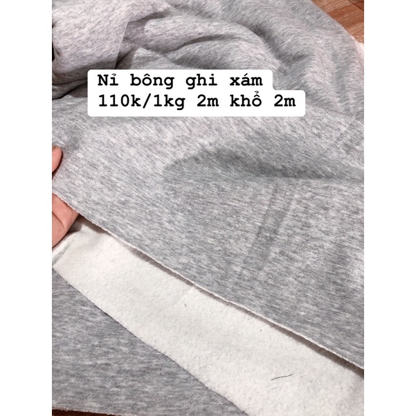 Vải Nỉ Trơn mềm ấm may đồ mùa đông cho cả gia đình cực kì đẹp mềm