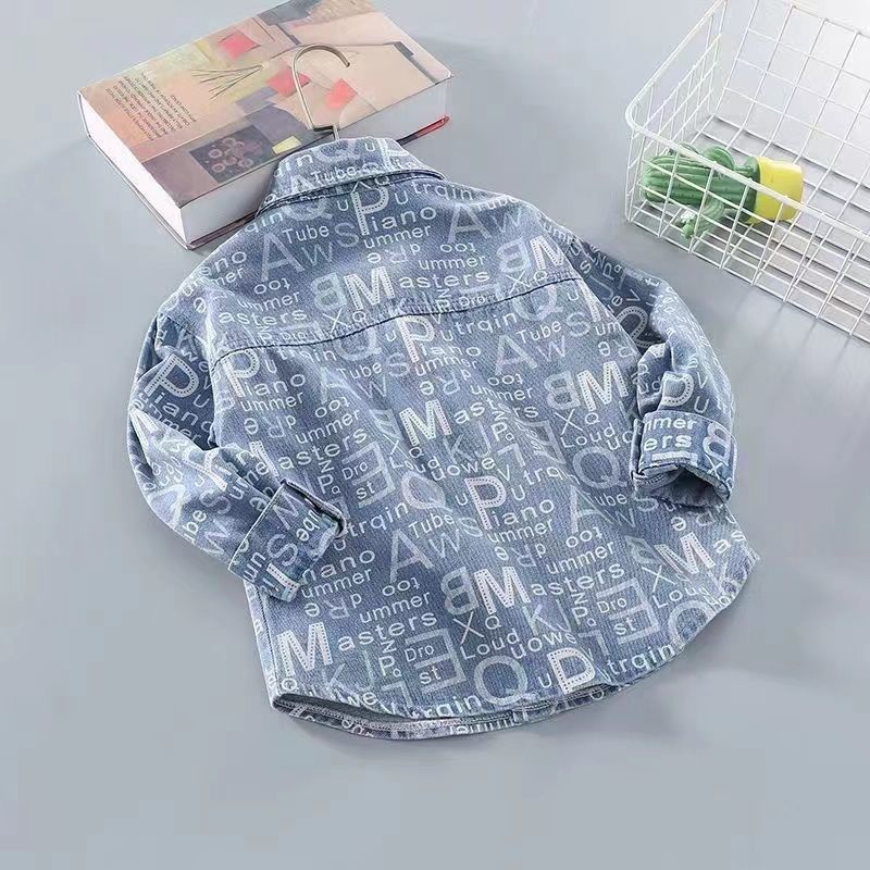 CATIMINI Áo Sơ Mi Nam Dài Tay Cổ Bẻ Thời Trang Hàn Mới