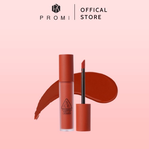 (SP PHAI VỎ)Son Kem Lì Mịn Môi 3CE Soft Lip Lacquer 4.5g