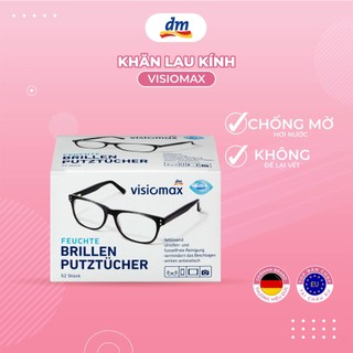 Khăn giấy lau kính nano chống bám hơi nước, Chống mờ, hộp 52 tờ - hàng nhập khẩu từ Đức
