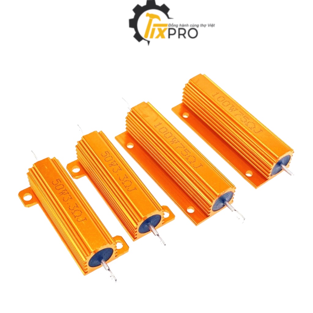 Điện trở nhôm 50W 470R 5% RX24-50W470R