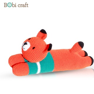 Thú bông len Bobi Craft - Cáo fennis lười - Đồ chơi an toàn quà tặng bé
