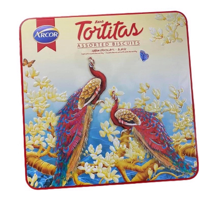 Bánh Tortitas Con Công 415 gam Kèm túi xách