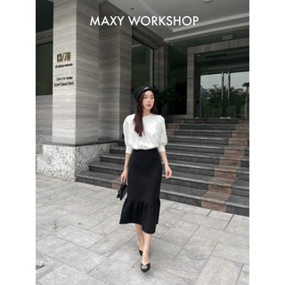 Chân váy dài đuôi cá nữ tính Fishtail Skirt Maxy Workshop