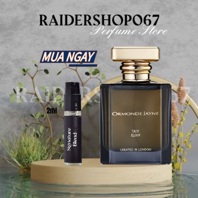 Nước hoa Unisex Ta'if Elixir by Ormonde Jayne EDP 5ml/10ml/20ml