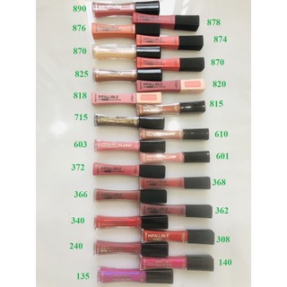 Son kem lì l'oreal infallible lip pro matte gloss 6.3ml
