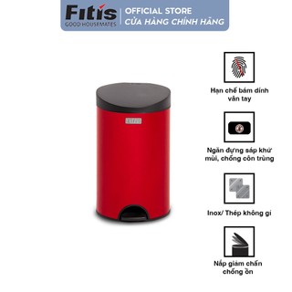 Thùng rác fitis premium - đạp tròn nhỏ - 12l