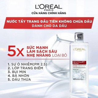 Nước tẩy trang Loreal 400ml
