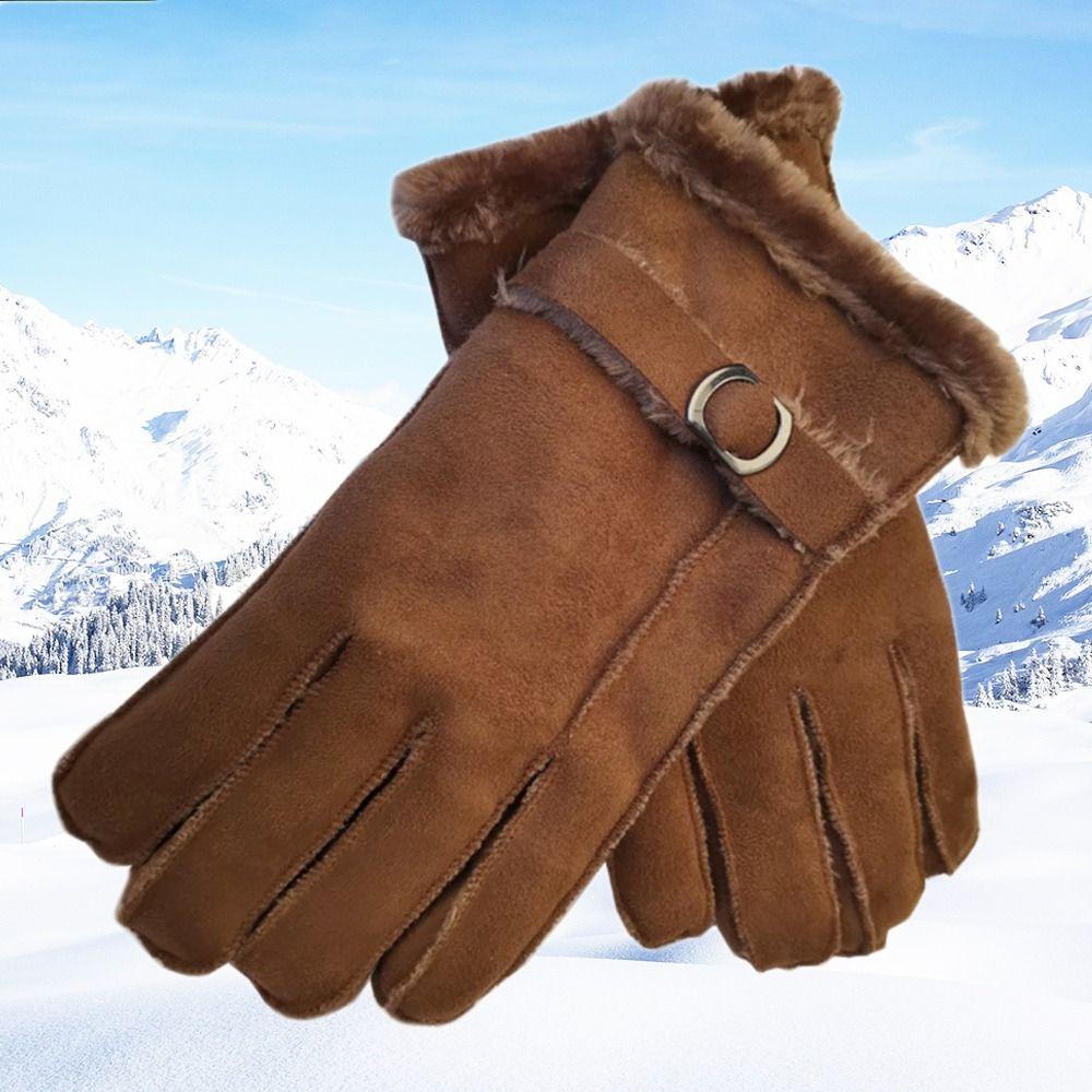 SUMU Găng Tay Thể Thao Lông Cừu Ấm Áp Hợp Thời Trang Cho Nữ