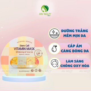 Mặt Nạ Banobagi Stem Cell Vitamin Mask Whitening & Tone Up 30g