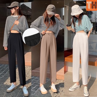 Quần baggy anan q22 cạp liền lưng chun sau dáng công sở