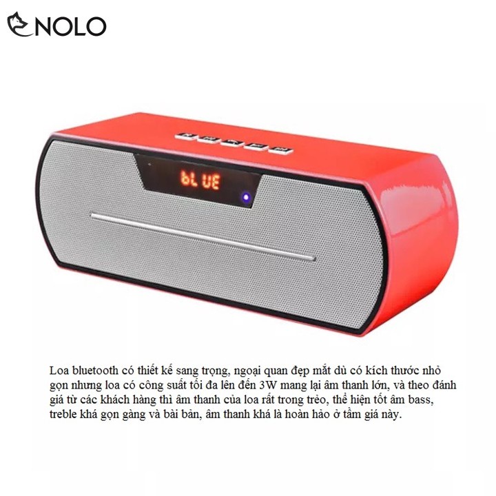 Bộ Loa Bluetooth Thẻ Nhớ USB FM AUX Wster WS Y69B Công Suất 3W Dung Lượng Pin 1200mah