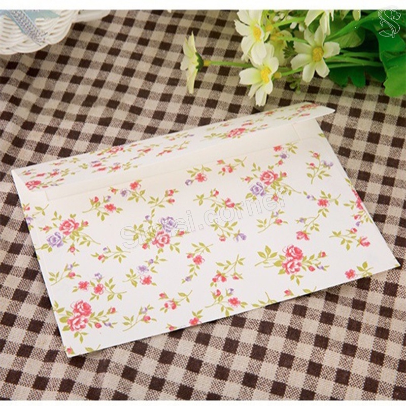 Phong Bì, Bao Thư Hoa Mini Xinh Xắn, Siêu Dễ Thương