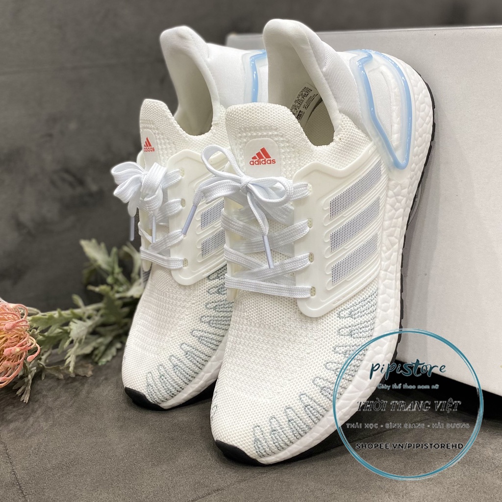 Giày thể thao adidas ultraboost, Giày adidas trắng xanh untra 6.0 . full box