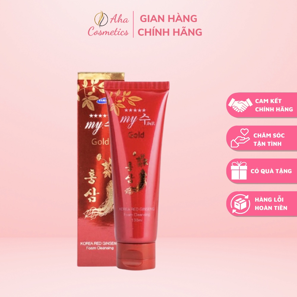 Sữa Rửa Mặt Hồng Sâm My Gold Hàn Quốc Chính Hãng - New 170ml