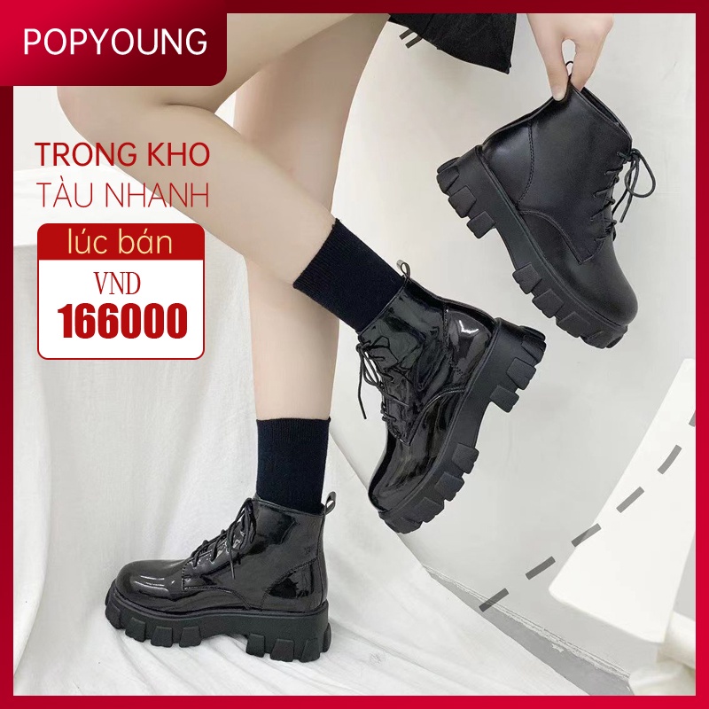 Giày Boot Martin ThờI Trang Cho Nữ Size 35-42