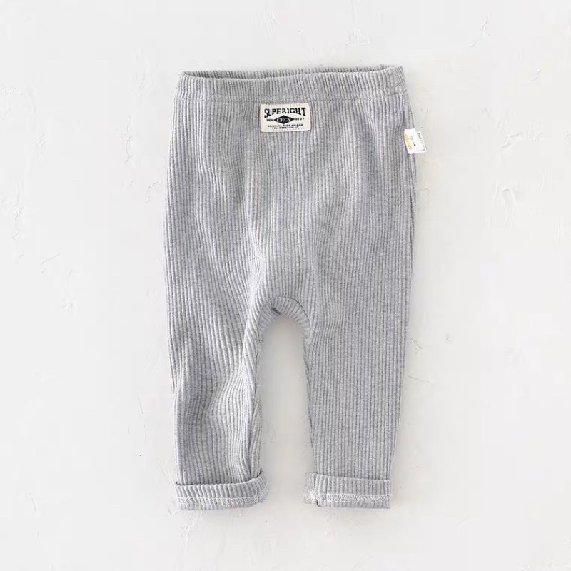 Quần len tăm cho bé quần thu đông đũng rộng dài chất len nhung tăm dày dặn