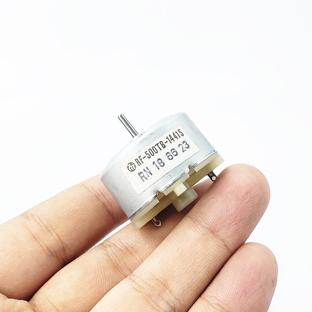 Động Cơ Micro DC RF-500TB-14415 DC 3V-12V 500 6V 3700RPM Cho Máy Phun Sương Tự Động