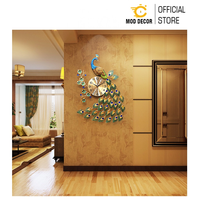 Đồng hồ treo tường trang trí công phượng MOD Decor, Lianzhang mã 916