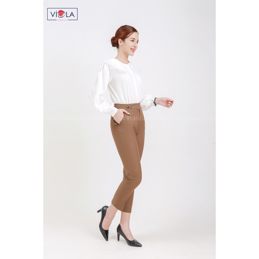 Quần baggy nữ lưng cao Viola dáng baggy dài 9 tấc nâng mông  tôn dáng cao xinh đẹp trẻ trung năng động_Q1657