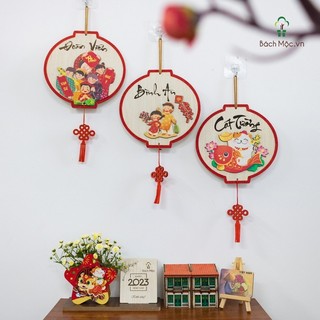 TẾT 2023-  Combo 3 bảng gỗ decor  trang trí nhà cửa xinh xắn