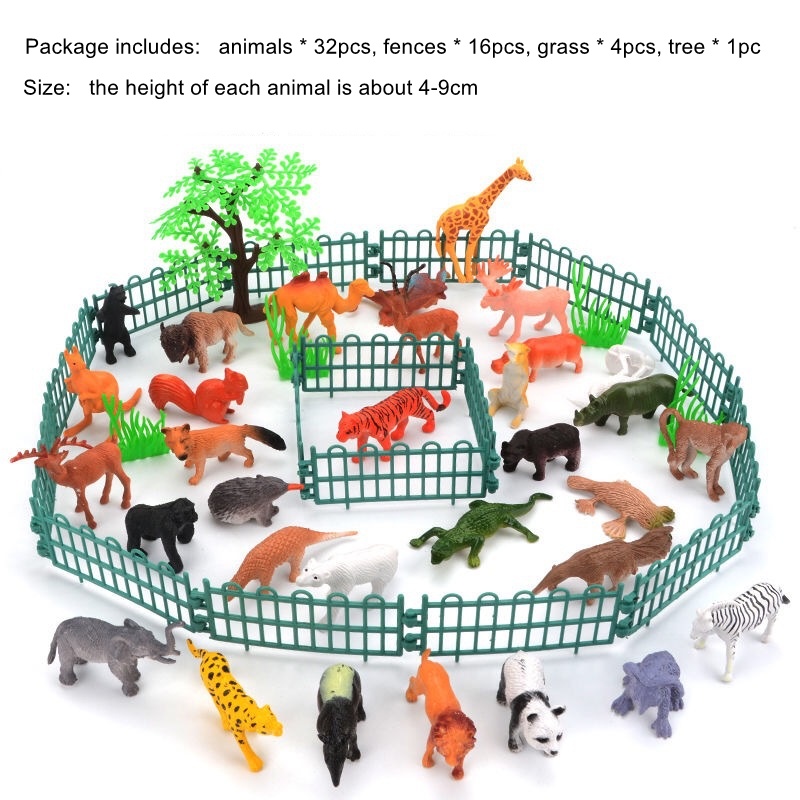 Set 53 Mô Hình Đồ Chơi Khủng Long Bằng Nhựa Cho Bé